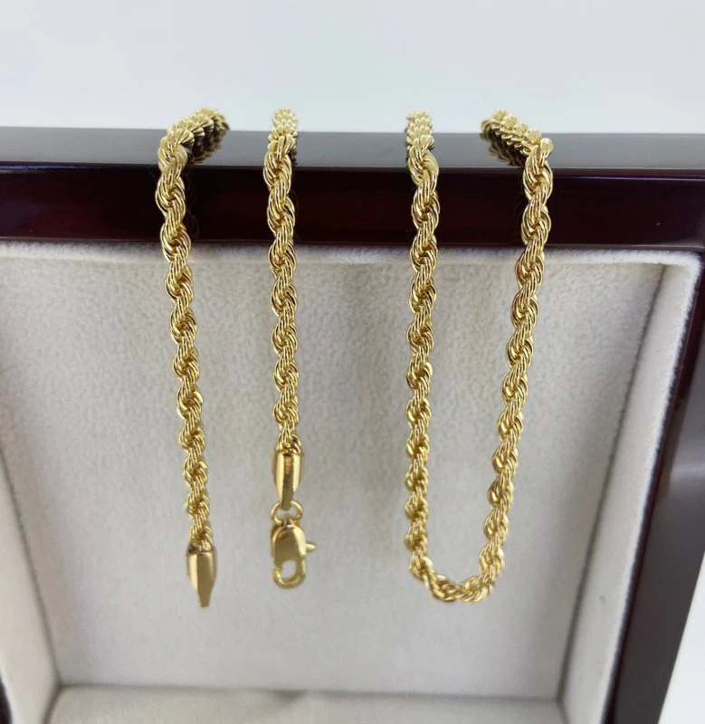 Gold Rope Chain 3mm - Image 3