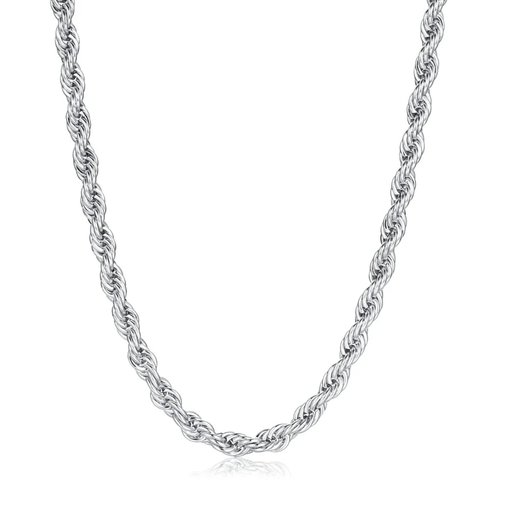 Silver Rope Chain 8mm - Image 4