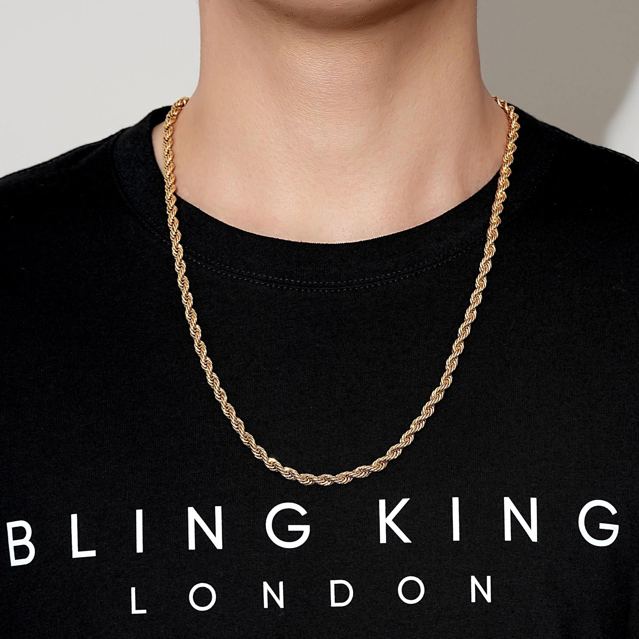 Gold Rope Chain 5mm - Image 3