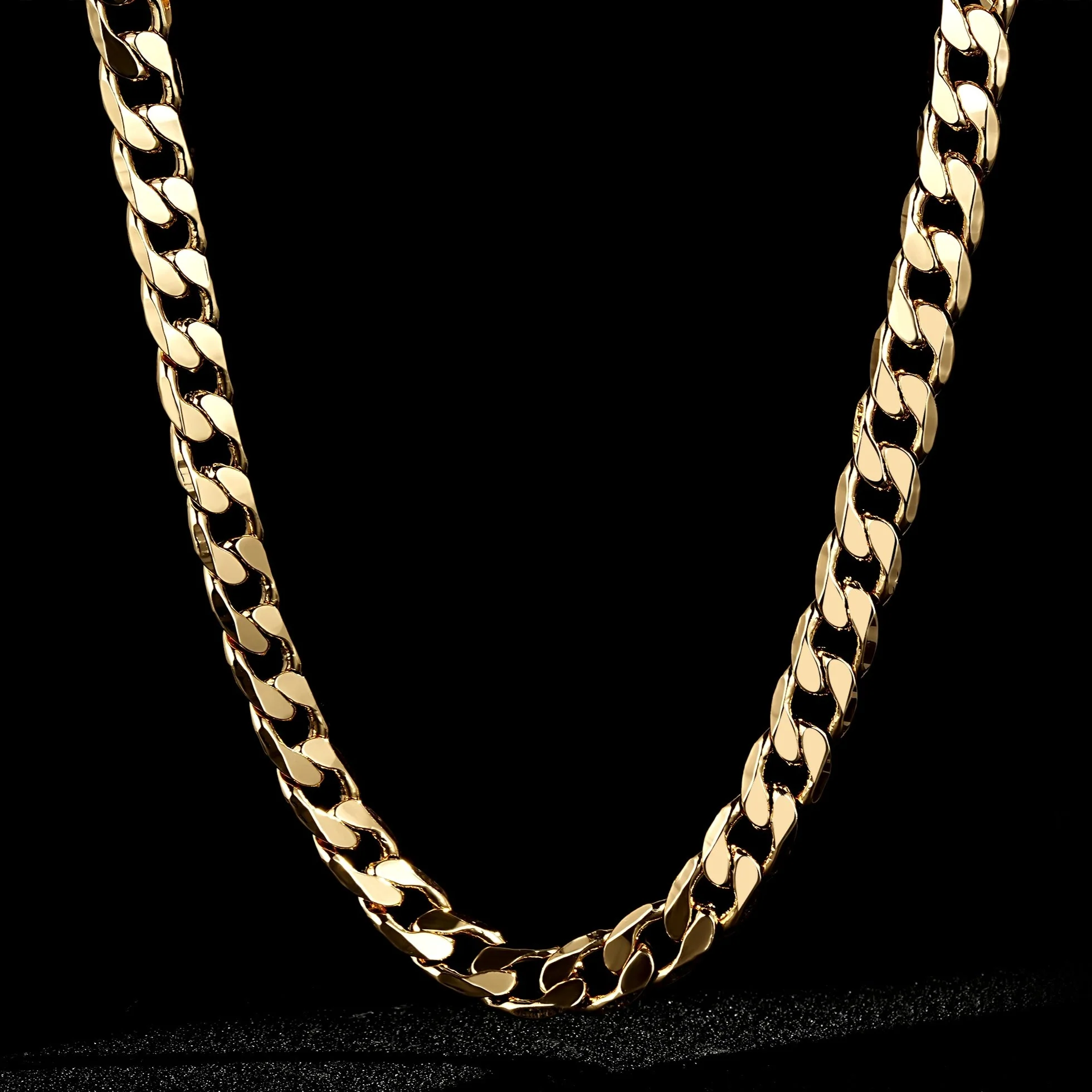 Gold Cuban Curb Chain 12mm - Image 4