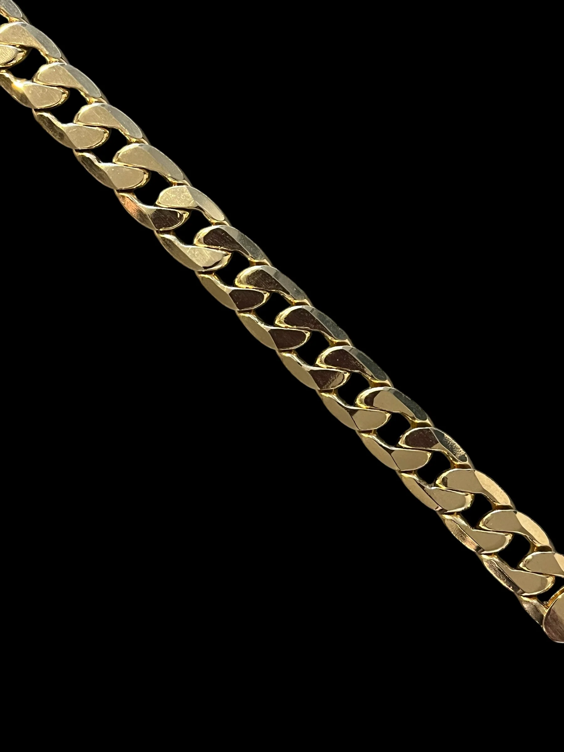 Gold Curb Bracelet 12mm - Image 7