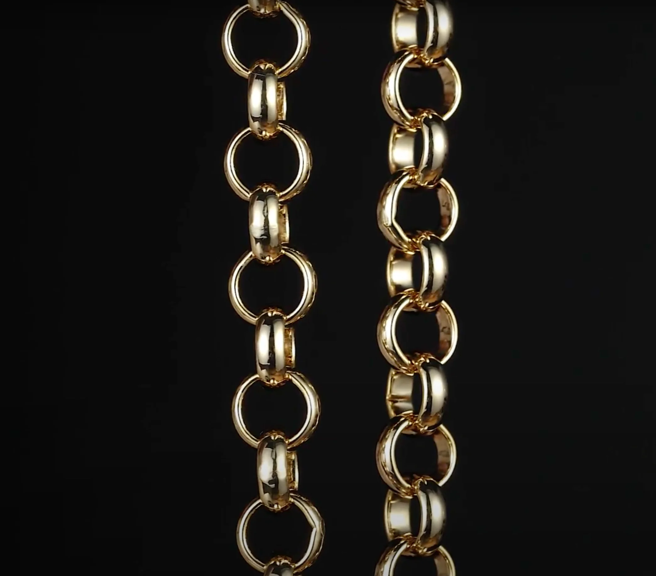 Gold Classic Belcher Chain 10mm - Image 4
