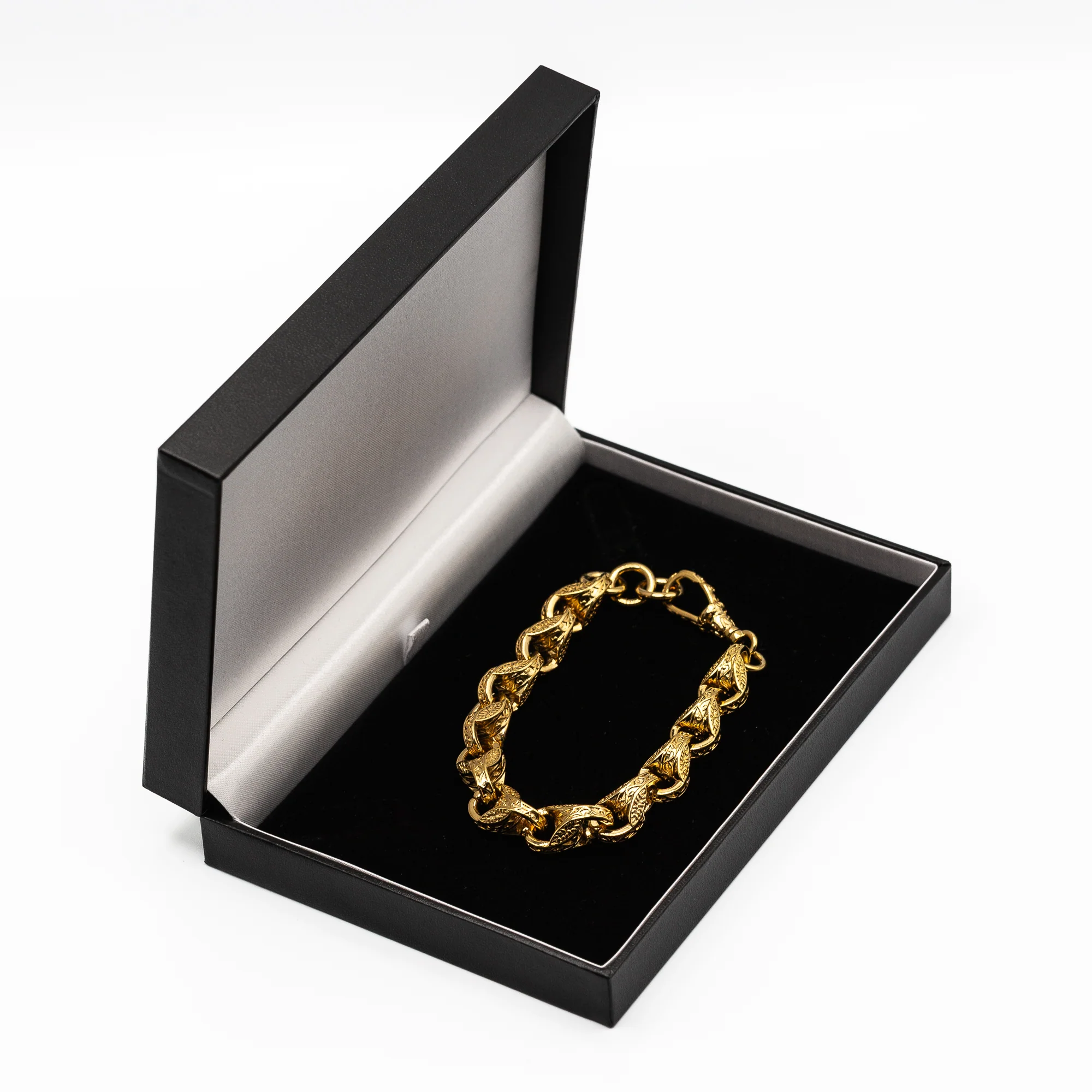 Gold 3D Tulip Bracelet 12mm - Image 6