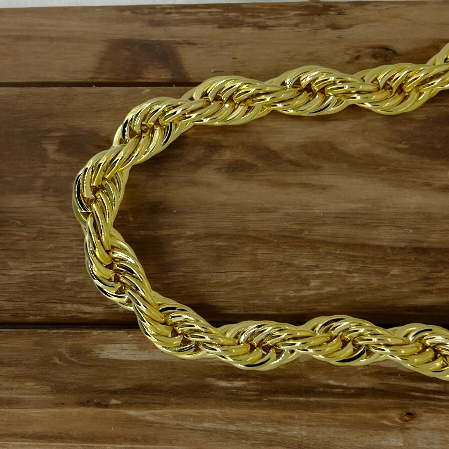 Gold Rope Chain 12mm - Image 3