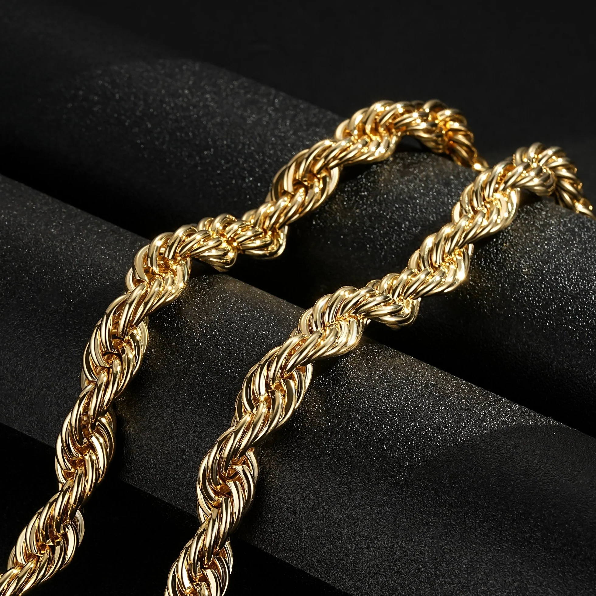Gold Rope Chain 12mm - Image 6